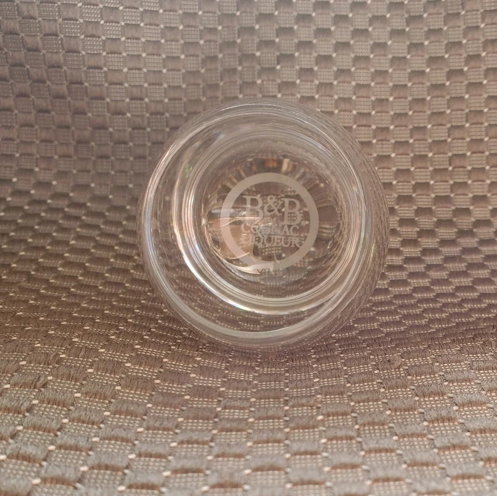 B & B Cognac Liqueur Roly Poly Shot Glasses